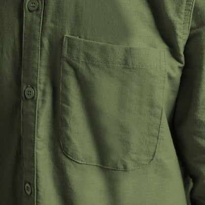 Kurta Long Button Moss Green