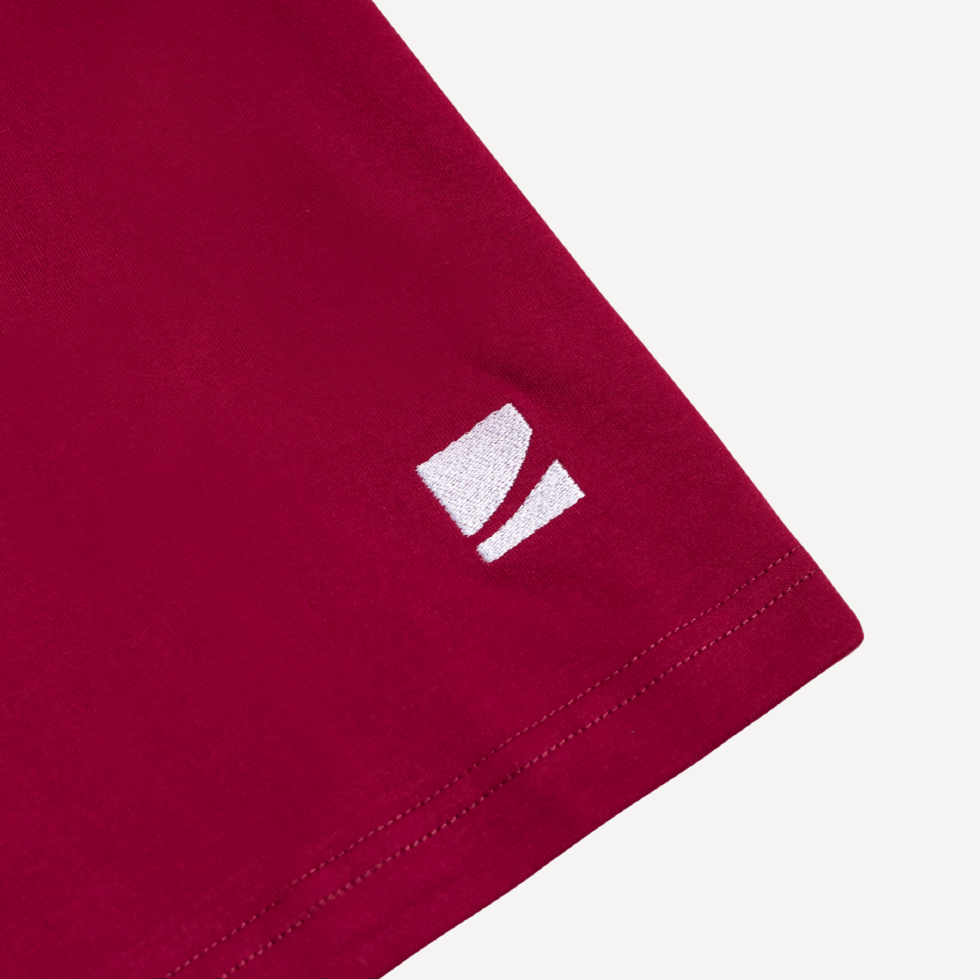 Oversized T-Shirt 20s Maroon