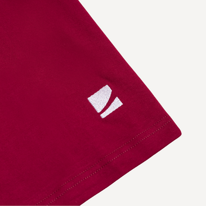 Oversized T-Shirt 20s Maroon