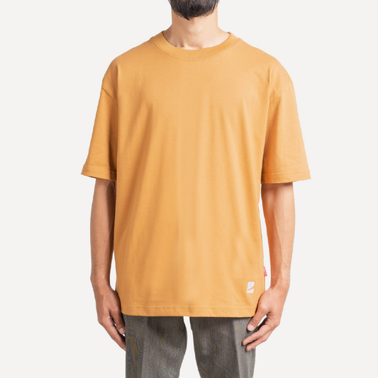 Oversized T-Shirt 20s Almond Brown