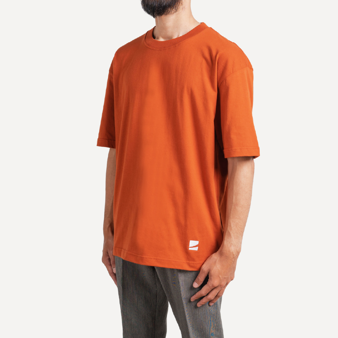 Oversized T-Shirt 24s Autumn Orange