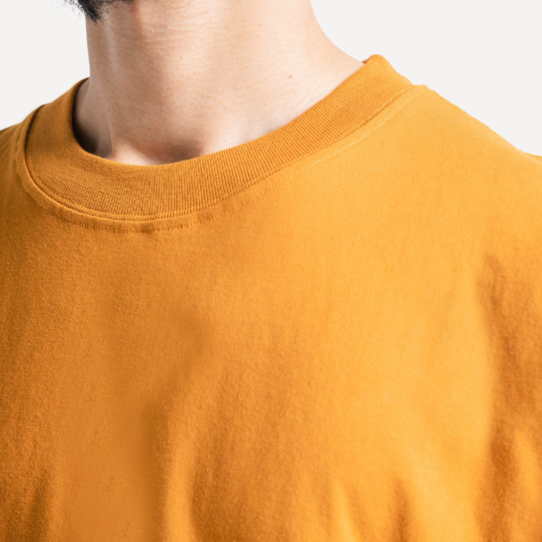 Oversized T-Shirt 24s Dark Mustard