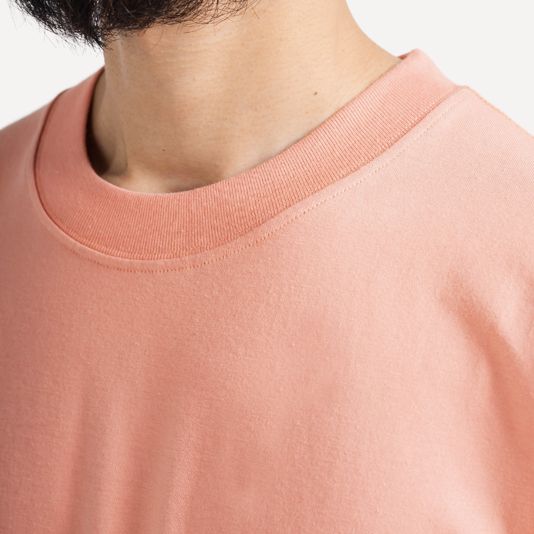 Oversized T-Shirt 24s Dusty Peach