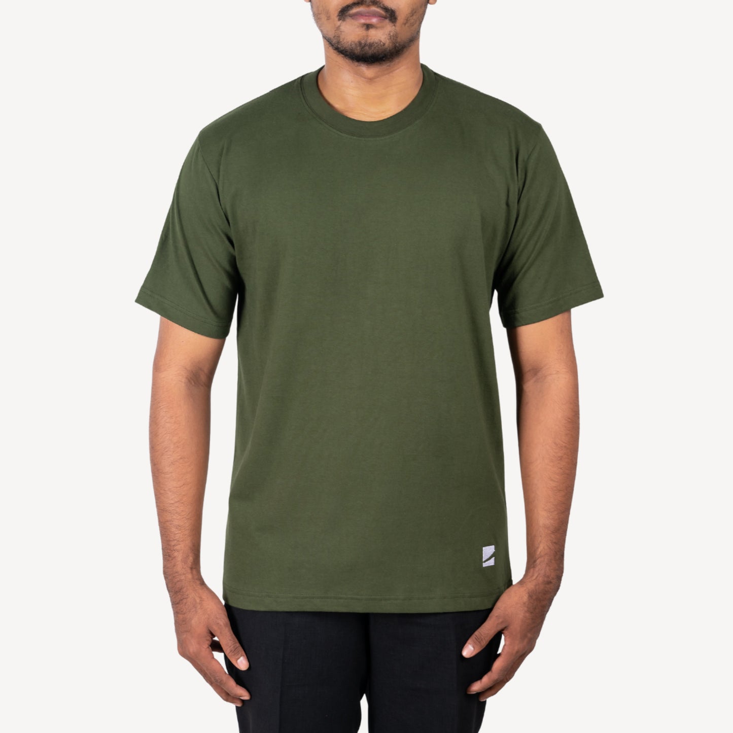 Dark Green Regular Fit Tshirt