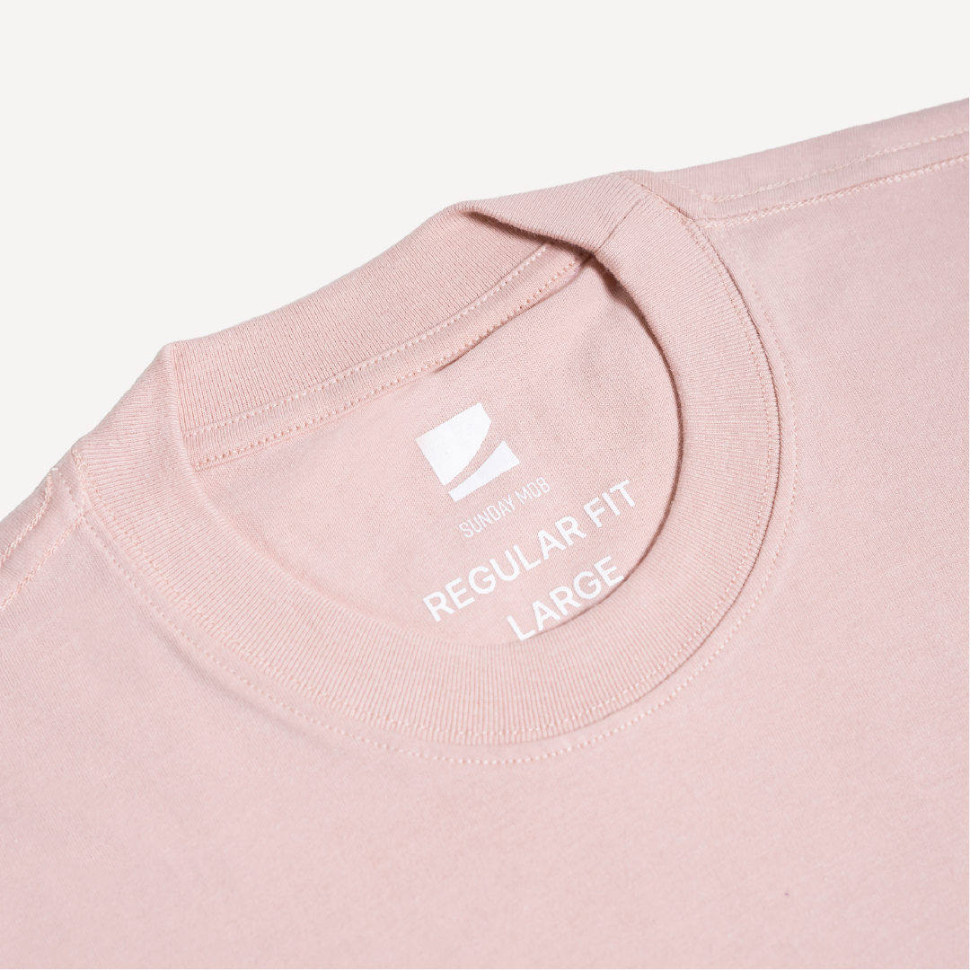 Dusty Pink Regular Fit Tshirt